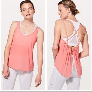 Like New lululemon Such a Cinch Tank Pink Size 6